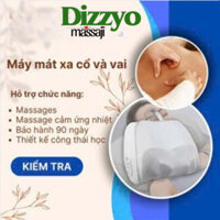 Gối massage cổ vai gáy DIZZYO gối tựa lưng Quà tặng mẹ ý nghĩa máy mát xa cổ vai gáy