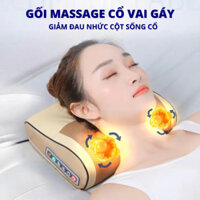 Gối Massage Cổ Vai Gáy - Máy Massage Hồng Ngoại Hỗ Trợ Masage Toàn Thân Hiệu Quả