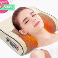 Gối Massage Cổ Vai Gáy - Máy Massage Hồng Ngoại 20Bi Cao Cấp