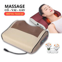 Gối Massage Cổ Vai Gáy - Máy Massage Hồng Ngoại 20Bi Cao Cấp