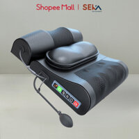 Gối massage cổ vai gáy SEKA, máy massage lưng hồng ngoại 20 bi, có gồm túi khí và túi thảo dược.Bảo hành 12 tháng
