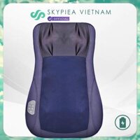 Gối massage hồng ngoại - SKYPIEA - model 2022 SK-2213 - đầu mát-xa cải tiển, con lăn 4D - đệm massage toàn thân - Dùng Pin