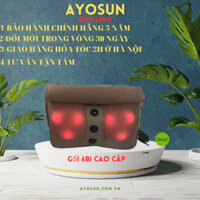 Gối massage Hồng Ngoại 6 Bi Hàn Quốc -(BAỎ HÀNH 5 NĂM)