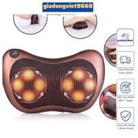 Gối Massage Hồng Ngoại 8 Bi Magic,Gối thư giã 8 bi xoay 360 độ