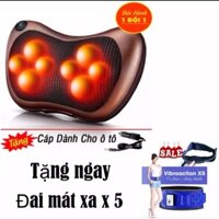 Gói massage hồng ngoại 8 bi đảo chiều + đai đánh tan mỡ bụng giảm mỡ