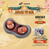 Gối massage hồng ngoại BEURER MG149 nội địa Đức, gối massage lưng cổ 4 đầu massage GermanySnT 160161