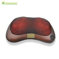 Gối massage hồng ngoại PIN SẠC Sapporo 8 viên bi nhập khẩu Japan