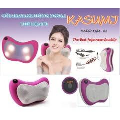 Gối massage hồng ngoại Kasumi KGM-02