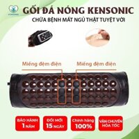 Gối Massage KENSONIC Đá Nóng Tourmaline, Chức Năng Nhiệt Hồng Ngoại, EMS và Ion Âm, Giúp Thư Giãn Cơ Thể, Giảm Nhức Mỏi