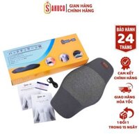 Gối Massage Lưng Sakuco Chườm Nóng, Đệm Kê Lưng Chống Thoát Vị Đĩa Đệm, Giúp Tăng Tuần Hoàn Máu