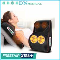 Gối Massage Lưng Vai Cổ Xoay Rung Hồng Ngoại Cao Cấp, Máy Massa Giảm Đau Vai Gáy SA L16