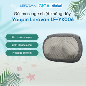Gối massage nhiệt không dây Leravan LF-YK006