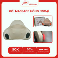 Gối Massage RULAX RL-18 PLUS - Gối Massage Nhiệt Hồng Ngoại Chuyên Sâu Cổ Vai Gáy, Lưng Kèm Điều Khiển Tiếng Việt
