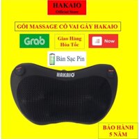 Gối Massage sạc pin 8 Bi Hồng Ngoại Công Nghệ Nhật Bản Cao Cấp