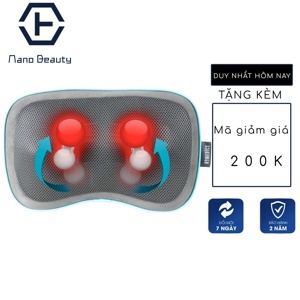 Gối massage Shiatsu 3D HoMedics GST-550HRC-EU - công nghệ GEL, Pin sạc