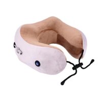 Gối Massage Vòng Cổ Chữ U Rung ( 1 Nút )