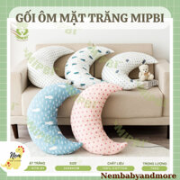 Gối mặt trăng Mipbi gối đa năng cho mẹ bầu và em bé làm gối ôm gối gác chân Nembabyandmore