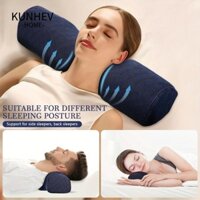 Gối mát xa đầu KUNHEV, Gối cổ chỉnh hình cổ tử cung thoáng khí có thể giặt được, Giảm đau cổ không thoải mái Bọt nhớ Gối hồi phục chậm Hộ gia đình