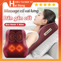 Gối Mát Xa, Máy Massage Cổ Vai Gáy, Lưng Cột Sống Toàn Thân, Loại Đa Năng Cao Cấp Phù Hợp Sử Dụng Trên Xe ô tô - Tại Nhà