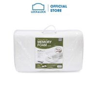 Gối Memory Foam 50D Hình Bướm Lock&Lock [HLW113] (60 x 35 cm) - Trắng