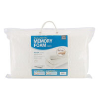 Gối Memory Foam 50D Hình Cong Lock&amp;Lock HLW111 50 x 30 cm - Trắng
