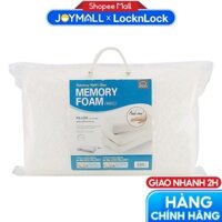Gối Memory Foam 50D Lock&Lock HLW111, HLW112, Hàng chính hãng, vỏ bọc thoáng khí - JoyMall
