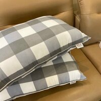 Gối Muji kẻ xuất nhật