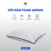 Gối Nằm Aroma Foam Latex 44x64x12cm, gối nằm cho người lớn