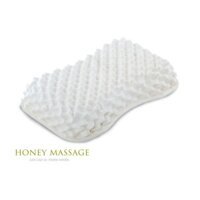 Gối nằm Cao Su Thiên Nhiên Vạn Thành Honey, Cấu Trúc Gai Massage, Hỗ Trợ Cổ Vai Gáy Size 35x60x12cm