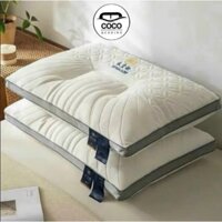 gối nằm, gối ngủ, gối công thái học, gối chống đau mỏi cổ vai gáy, 48x70x10cm