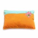 Gối Nằm Hình Chữ Nhật Lớn 100% Cotton Xốp Cho Bé TH Bobo cam 40x25x8cm