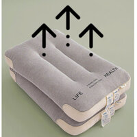 Gối nằm LIFE HEALTH, độ cao vừa phải (6-8cm) giúp bạn chìm vào giấc ngủ tự nhiên và ngủ ngon hơn