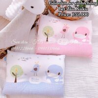 Gối nằm sơ sinh chống bẹt đầu