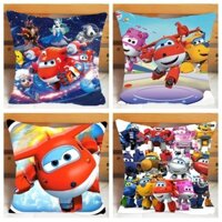Gối Ném Cho Trẻ Em Superwings Jett Donnie Jimbo Hoạt Hình Dễ Thương Đệm Trang Trí Có Chèn Cho Ghế Ghế Giường Ô Tô Mềm Mại Nhiều Kích Cỡ Trang Trí Phòng Ngủ Quà Tặng Cho Bé Trai Trẻ Em