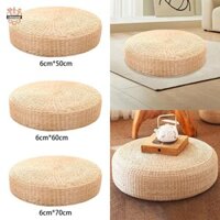 Gối Ngồi Handmade Dệt Thiền Đệm Nhẹ Pouf Ghế Đệm Sàn Cho Lò Sưởi Trà Ban Công