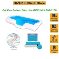 Gối Ngủ Cao Su Non Điều Hoà Gokumin BM-S106 Cho Người Đau Cổ Vai Gáy, Thoái Hoá Đốt Sống Cổ