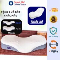 Gối Ngủ Ngon Công Thái Học, Có Hạt Bấm Huyệt Mềm - Chống Đau Cổ Vai Gáy - Quà Tặng Ý Nghĩa