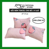Gối ngủ tencel cho bé 1-4 tuổi, KT 30x45cm, siêu êm mềm, mát mịn