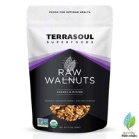 [Gói Nguyên] Hạt Óc Chó Hữu Cơ Terrasoul Superfoods Organic Walnuts, 454g