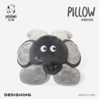 Gối nhồi bông hình voi bụng dễ thương cho bé gái, đồ chơi ngủ ôm chân