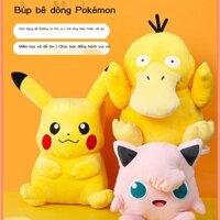 Gối nhồi bông Pokémon Pikachu và Vịt