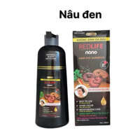 GỘI NHUỘM PHỦ BẠC REDLIFE NANO KHÔNG DÍNH DA ĐẦU 500ML ( có đen và nâu đen )