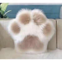 Gối ôm bàn chân mèo con size lớn 50*50cm, lông mềm mịn
