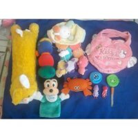 Gói ôm cho bé, balo, bóp tiền mini , móc khóa búp bê va đồ chơi cho bé.
