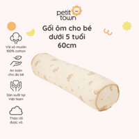 Gối ôm cho bé dưới 5 tuổi vải xô muslin