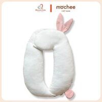 Gối ôm đa năng Mochee hình thỏ cho bé 66x48cm, gối chặn trẻ em cotton thoáng mát - Monnie Kids