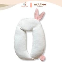 Gối ôm đa năng Mochee hình thỏ cho bé 66x48cm, gối chặn trẻ em cotton thoáng mát - Monnie Kids