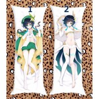 Gối ôm dài anime manga game venti genshin impact 1mx40cm M0399
