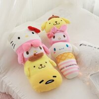 Gối Ôm Dải Dài Kem Culomi Yugui Chó Merotti, Búp Bê Trái Tim Thiếu Nữ, Đồ Chơi Sang Trọng, Gối Ngủ Hình Nón
