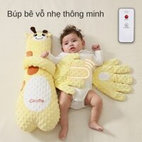 Gối ôm êm ái cho bé, chống giật mình, vải nhung Doudou, kháng khuẩn 7A, ấm bụng, ngủ ngon, đa dạng màu sắc, 1-2 kg.